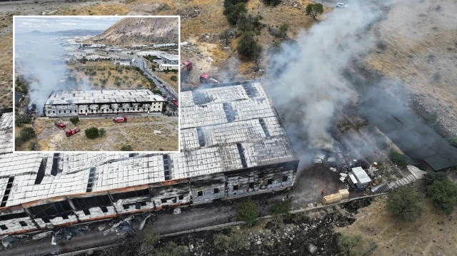 Kayseri’de mobilya fabrikasında çıkan yangın söndürüldü