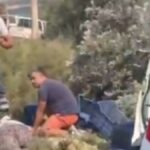 mersinde otomobil bahcede calisan iscilerin arasina daldi olu ve yaralilar var WScWQFx3