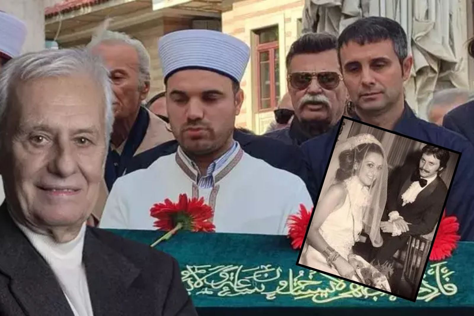 85 yaşındaki yeşilçam yıldızı Engin Çağlar’a son vedada gözyaşları sel oldu